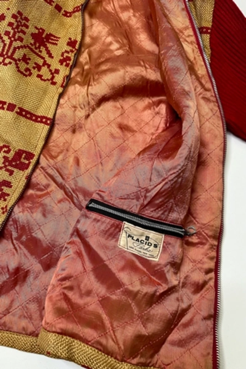 1950s Knit and Burlap Jacket Selected by Cherry