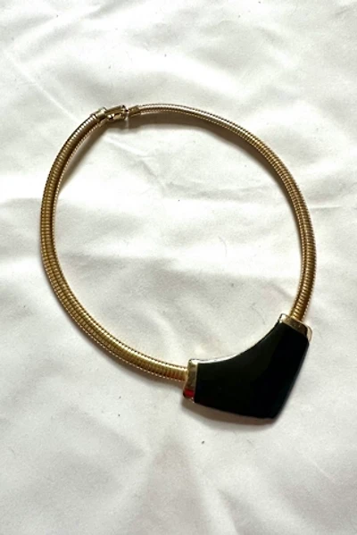 1970s Brass Snake Chain Disco Necklace Selected by Cherry