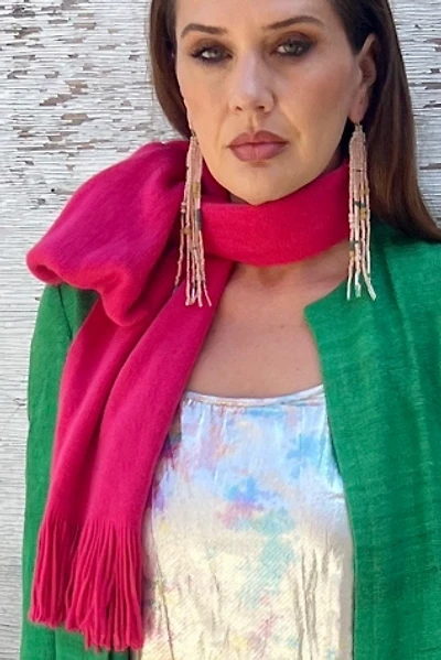 Cashmere Fringed Scarf Selected by Personal Choice