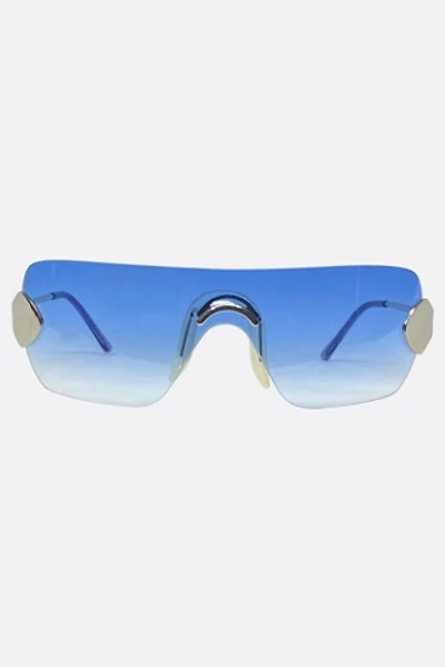 Giant Vintage Toner Y2K Rimless Shield Sunglasses