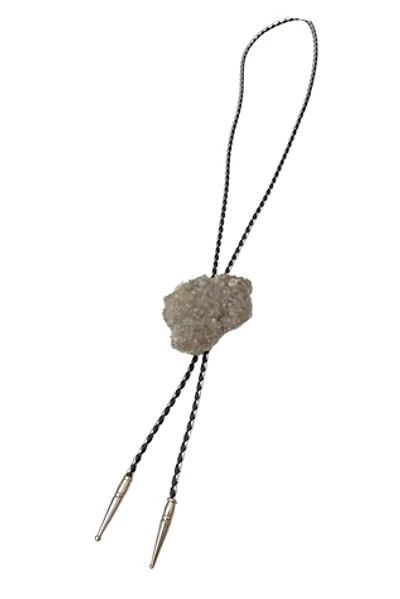 1980s Vintage Large Quartz Crystal Bolo Selected by BusyLady Baca & The Goods