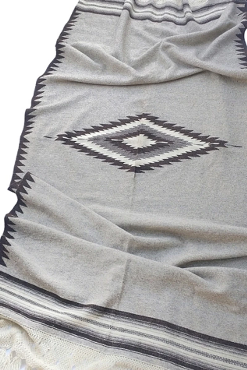 Handwoven Southwest Blanket Poncho Selected by Garbage Soup