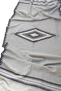 Handwoven Southwest Blanket Poncho Selected by Garbage Soup