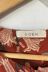 Doen Rust Floral Maxi Dress