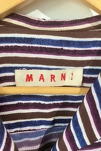 Marni Brown, Blue & Purple Striped Top Selected by The Curatorial Dept.