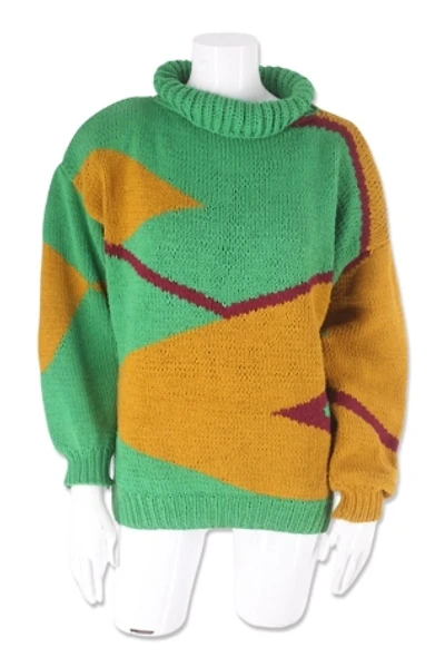 1980s Colorful Graphic Sweater Selected By Ritual Vintage