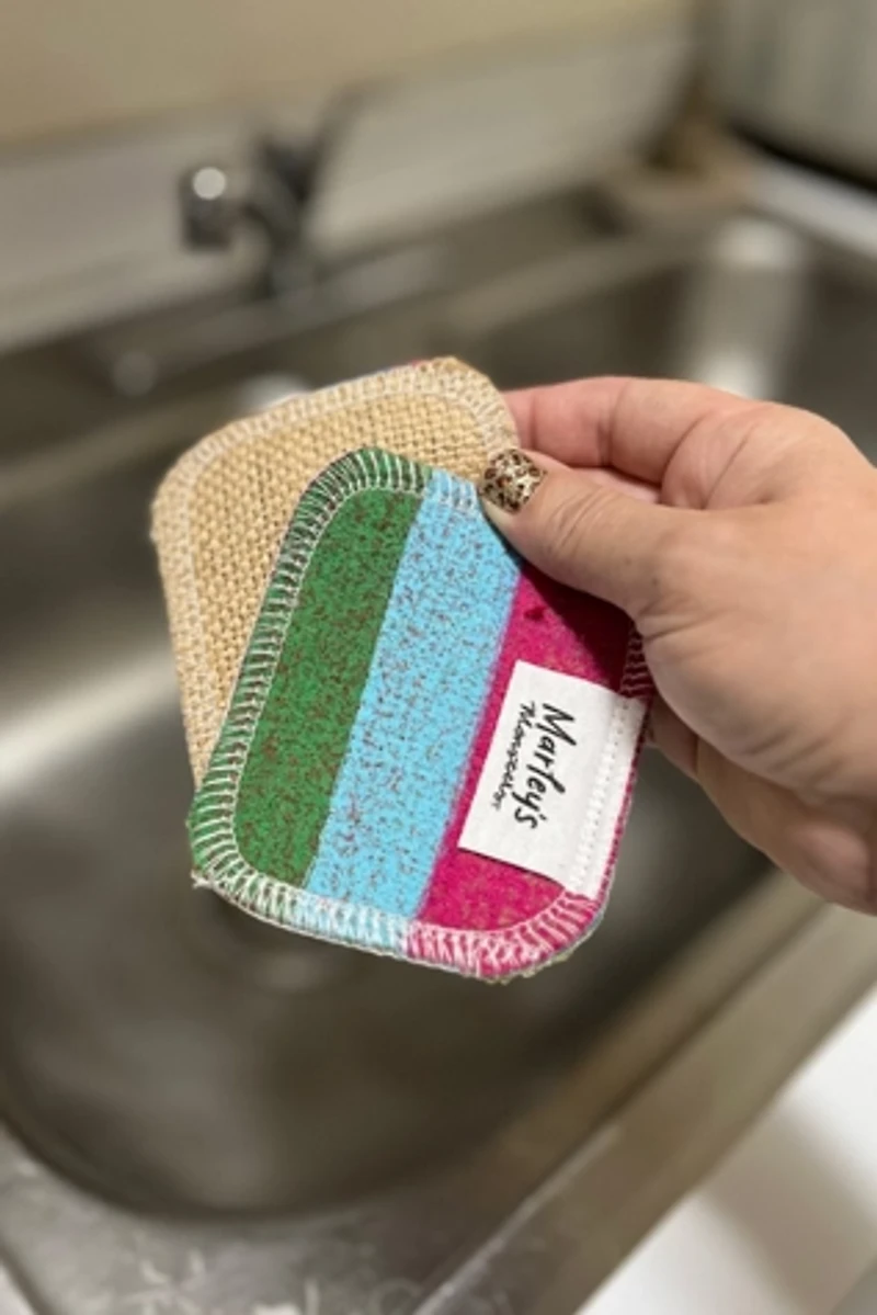 Marley's Monsters Scrap Felt Scrubbers: Set of 2