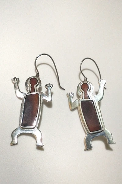1990s Sterling Figural Earrings Selected by Garbage Soup