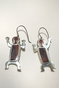 1990s Sterling Figural Earrings Selected by Garbage Soup
