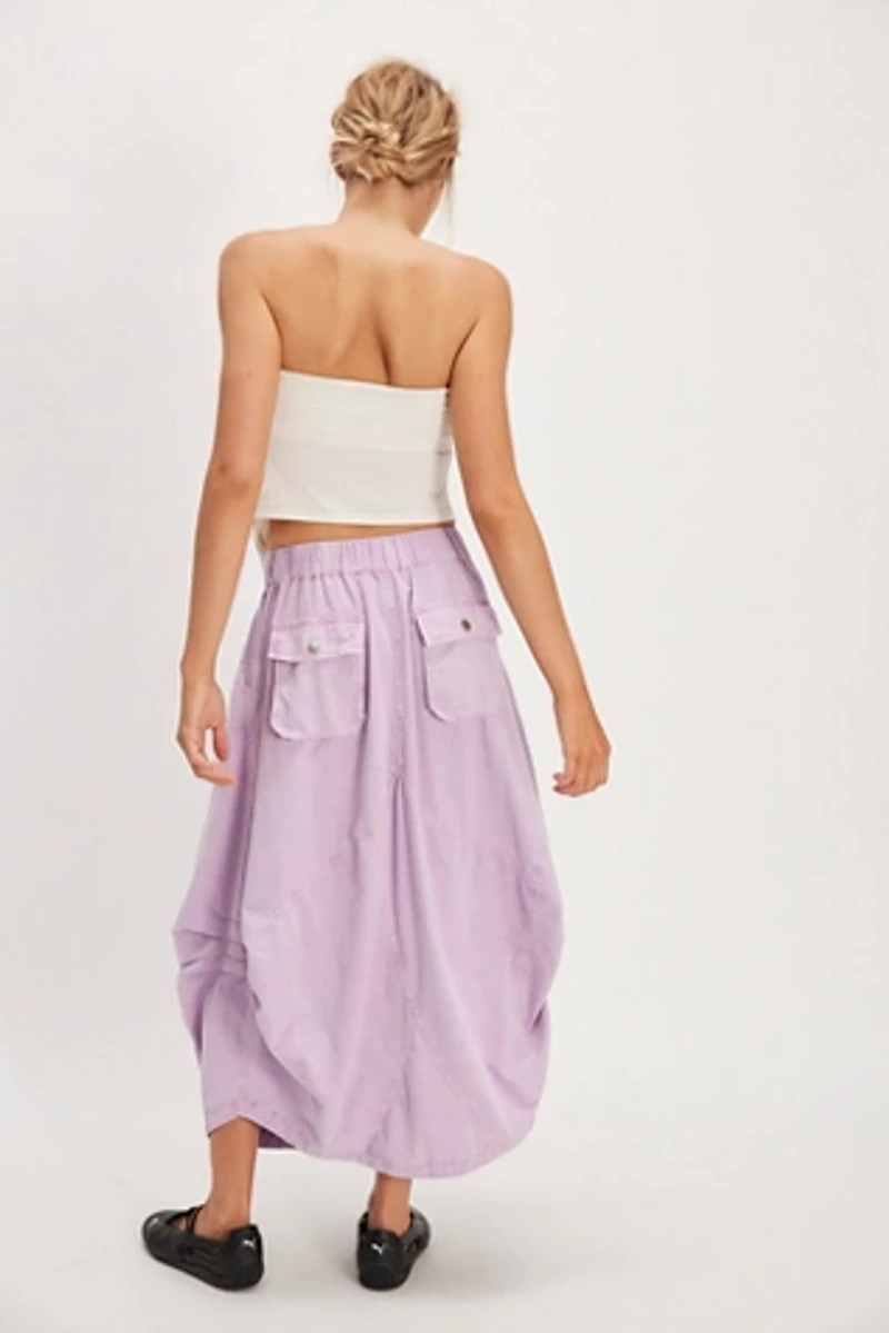 Willow Poplin Maxi Skirt