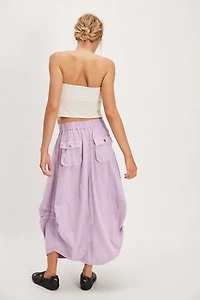Willow Poplin Maxi Skirt