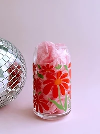 Golden Hour Designs Falling Petals Glass Cup
