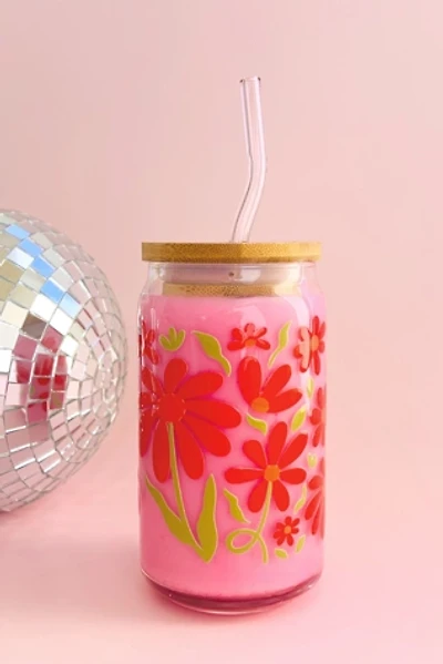 Golden Hour Designs Falling Petals Glass Cup