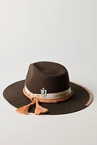Roundtop Brimmed Felt Hat