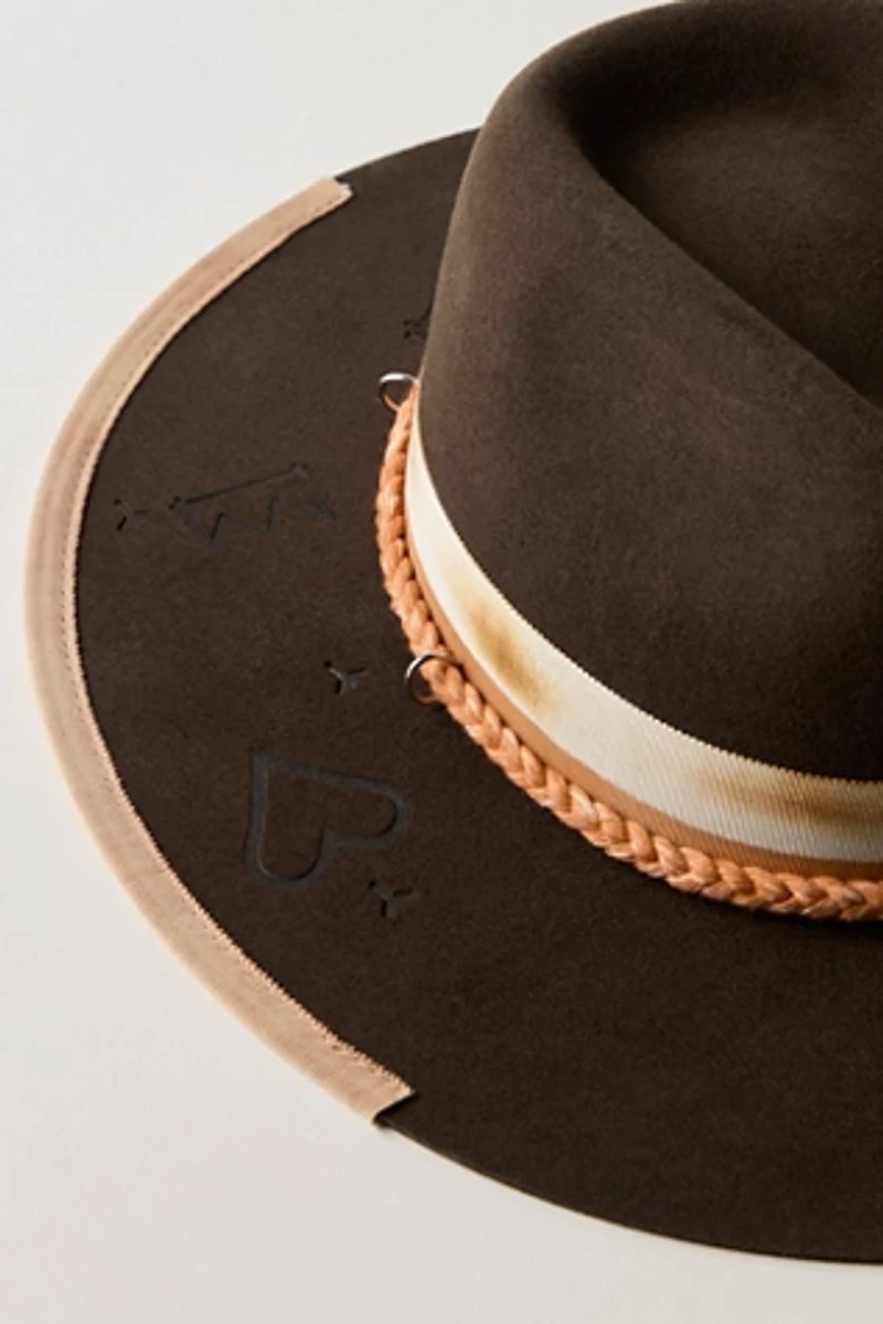 Roundtop Brimmed Felt Hat