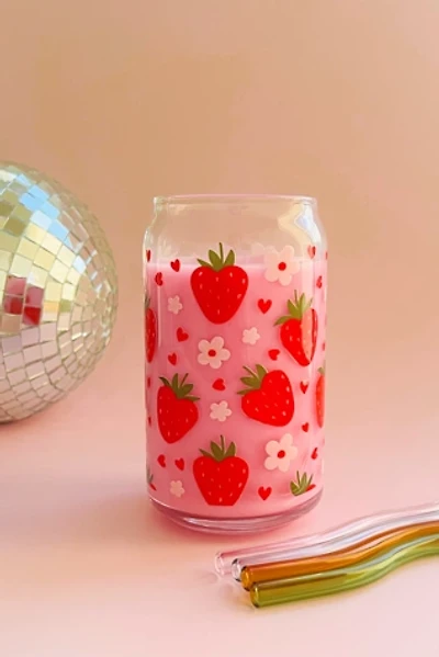 Golden Hour Designs Strawberry Dreams Glass Cup