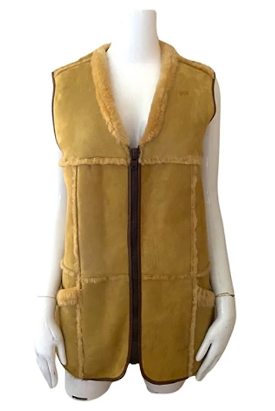 1970s Shearling Oversized Vest Selected By Ritual Vintage
