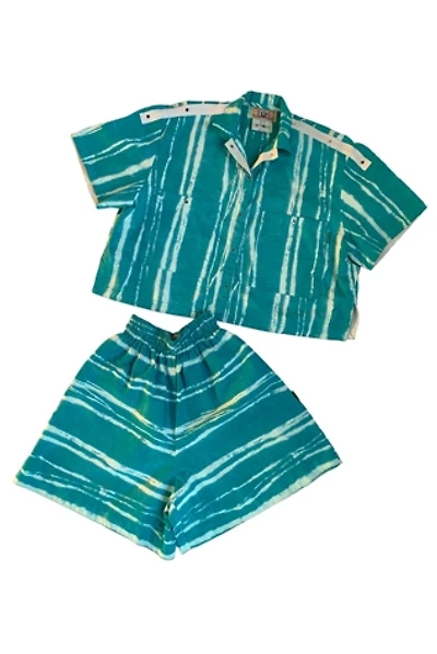 Vintage 1980s Gene Ewing Bis Cotton Shorts Set Selected by SharpLilTeeth