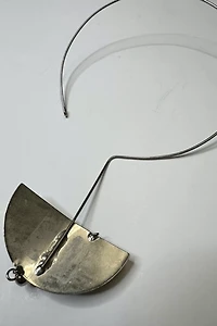 1970s Mesopotamic Half Sphere Modernist Choker Selected by Cherry
