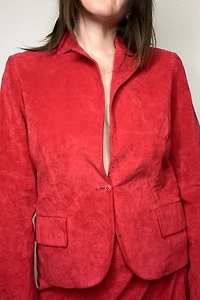 1970s Ultra Suede Corral Skirt Suit Set Selected by Cherry