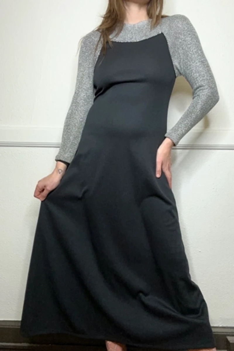 1970s Metallic Disco Evening Dress Selected by Cherry