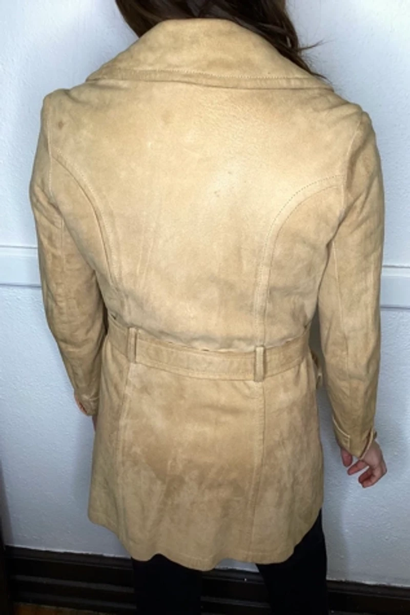 Vintage 1960s Camel Suede Jacket Selected by Cherry