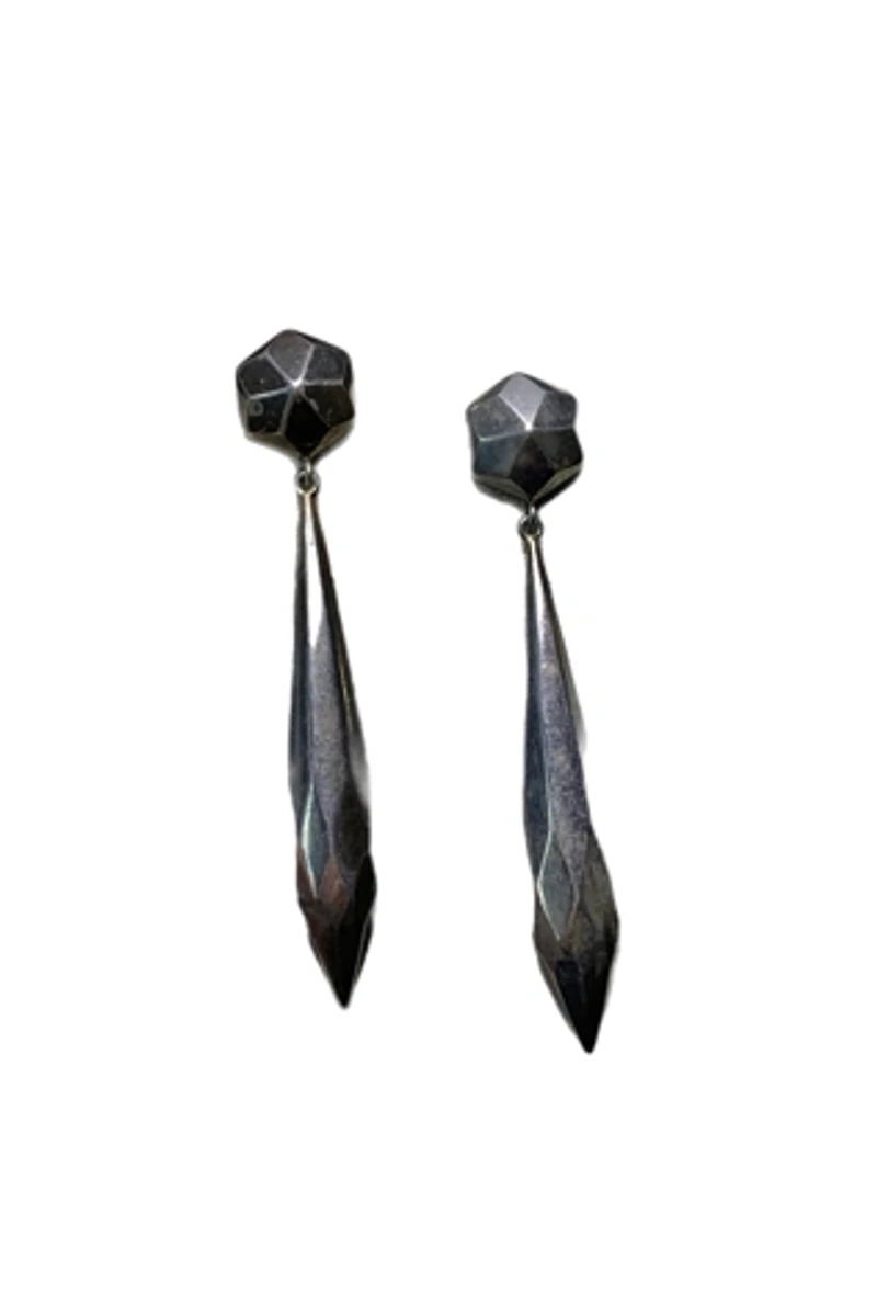 Y2K Sterling Silver Chandelier Dangle Earrings Selected by Lux Revival