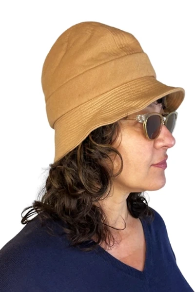 Vintage Camel Color Hat Selected By Ankh By Racquel Vintage