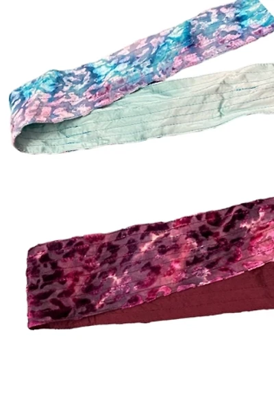 1990s Burn Out Silk Velvet Wrap Belt Selected by BusyLady Baca & The Goods
