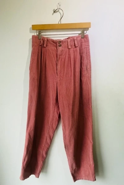 Vintage Liz Sport Pink Corduroy Pants Selected by The Curatorial Dept.