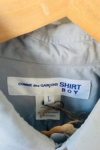 Comme des Garcons Boy Grey Cotton Shirt Selected by The Curatorial Dept.