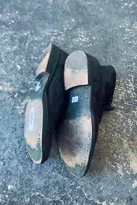 Yohji Yamamoto Black Leather Boots Selected by The Curatorial Dept.