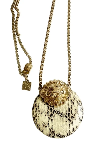 Vintage 1980's Anne Klein Lion Necklace Selected by FernMercantile