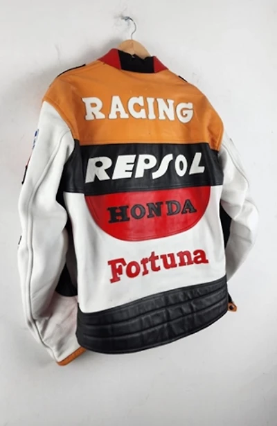 Vintage Honda Repsol Racing Jacket with Removable Protective Pads Selected By The Igala NYC