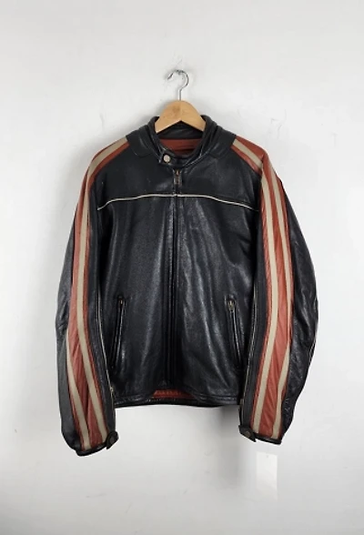 Vintage 90s Wilsons M. Julian Leather Moto Jacket Selected by The Igala NYC