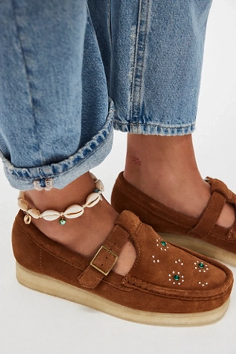 Clarks Wallabee T-Bar Mary Janes