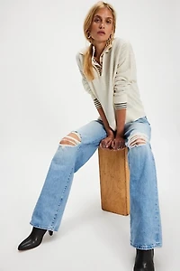 MOTHER The Dodger Sneak Jeans