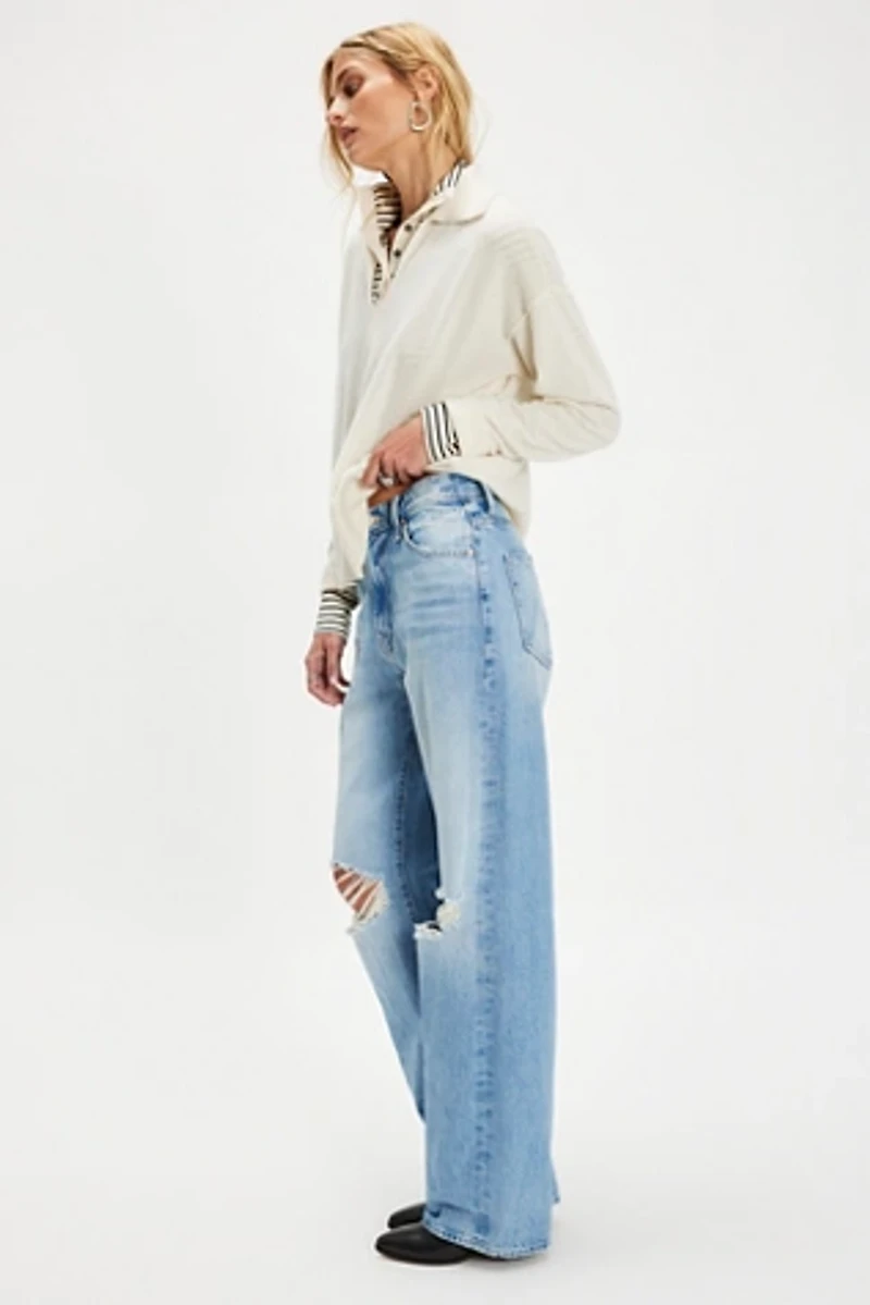 MOTHER The Dodger Sneak Jeans