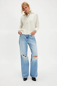 MOTHER The Dodger Sneak Jeans