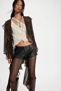 Alessia Vegan Micro Trouser Shorts