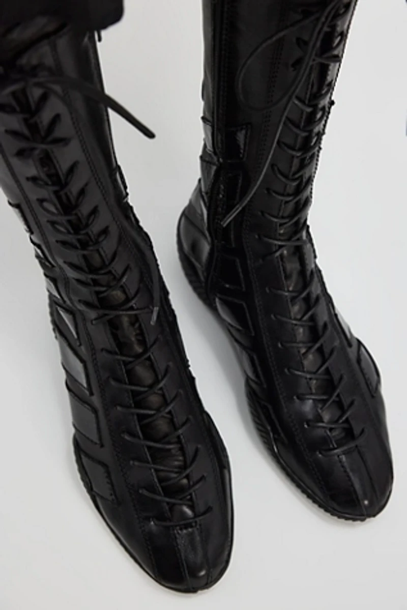 Miista Prudence Lace-Up Boots