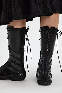 Miista Prudence Lace-Up Boots