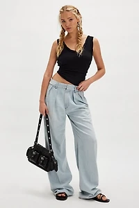 Citizens of Humanity Petra Pleated Denim Trousers