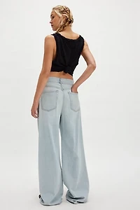 Citizens of Humanity Petra Pleated Denim Trousers