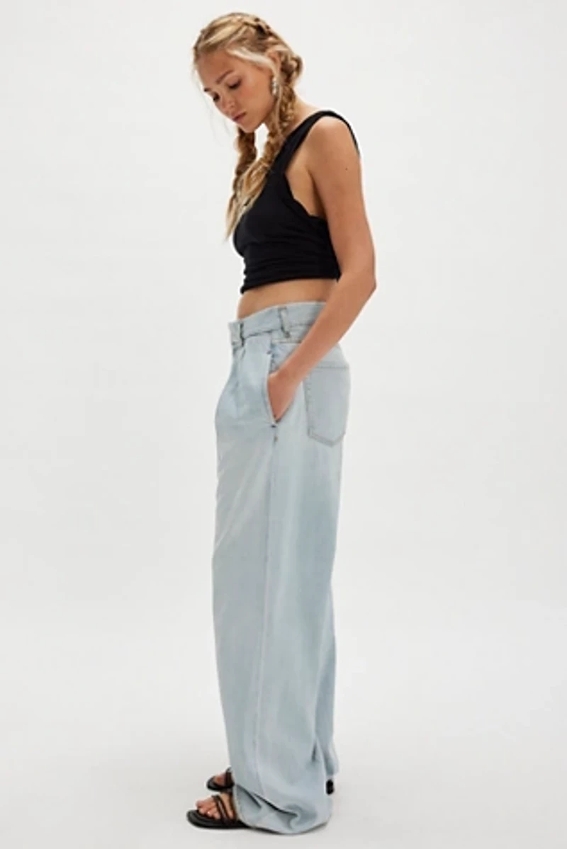 Citizens of Humanity Petra Pleated Denim Trousers