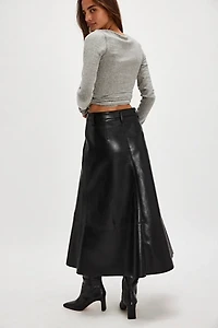 Citizens of Humanity Cassia Leather Skirt