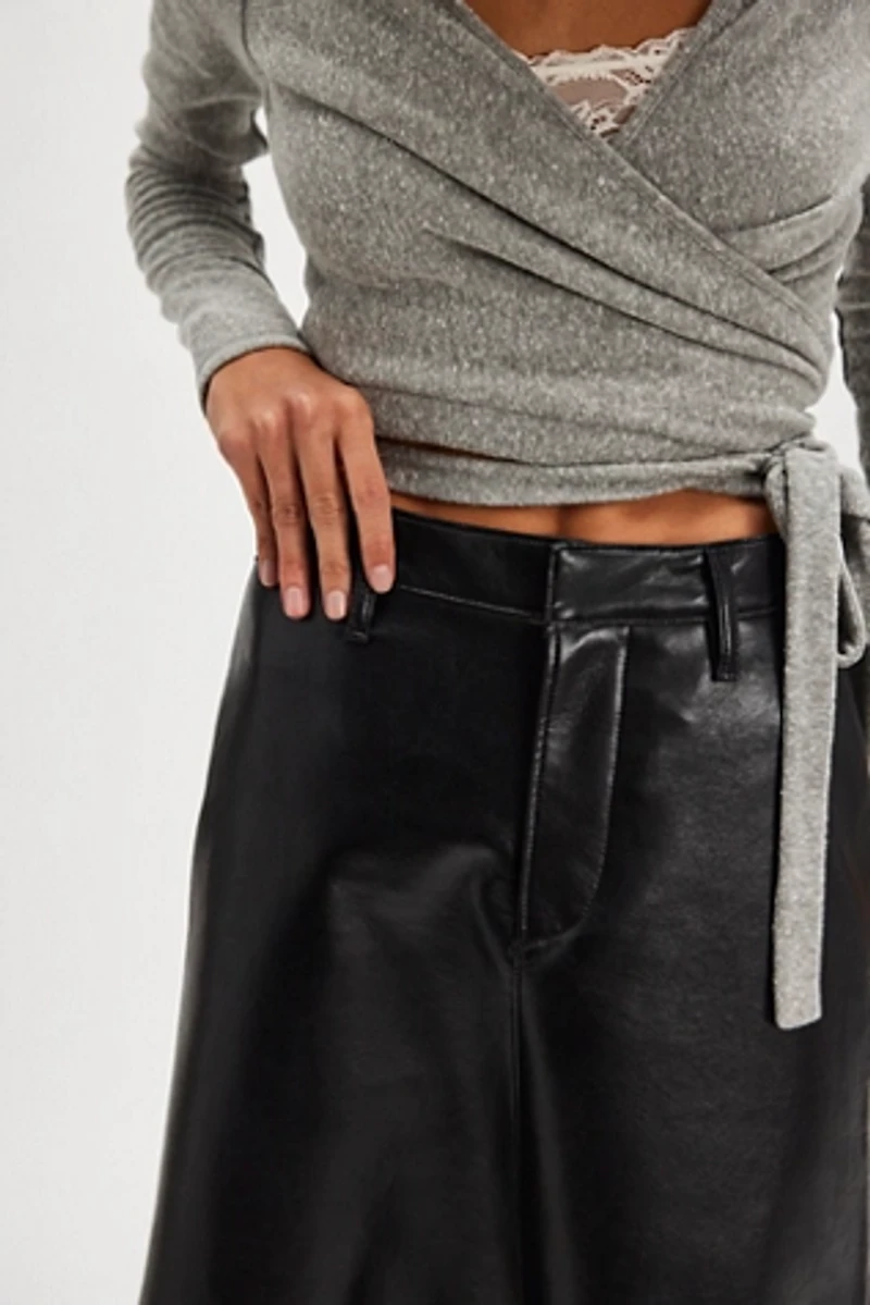 Citizens of Humanity Cassia Leather Skirt