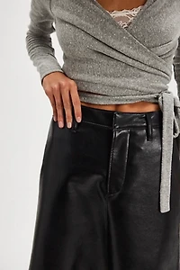 Citizens of Humanity Cassia Leather Skirt