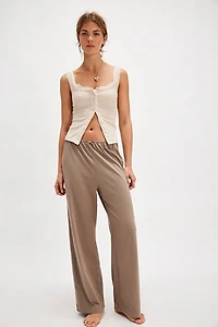DONNI. The Jersey Bow Simple Pants