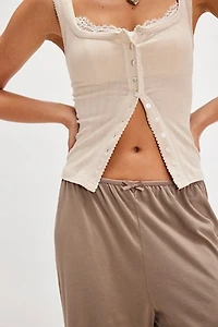 DONNI. The Jersey Bow Simple Pants